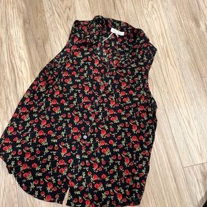 Vince Camuto Floral Blouse